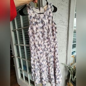 Rebecca Taylor Silk Floral Sleeveless Dress Sz 8